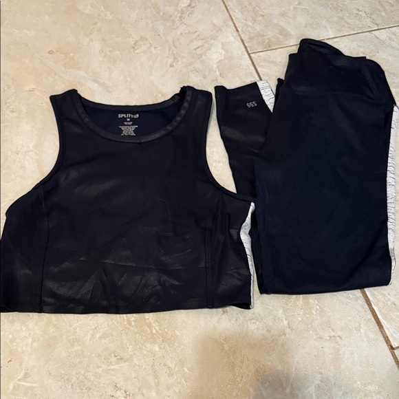 Splits59 Black and Gray Athletic Set - Picture 2 of 4